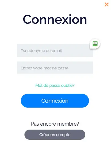 Connexion des membres du CHIPS GG CASINO