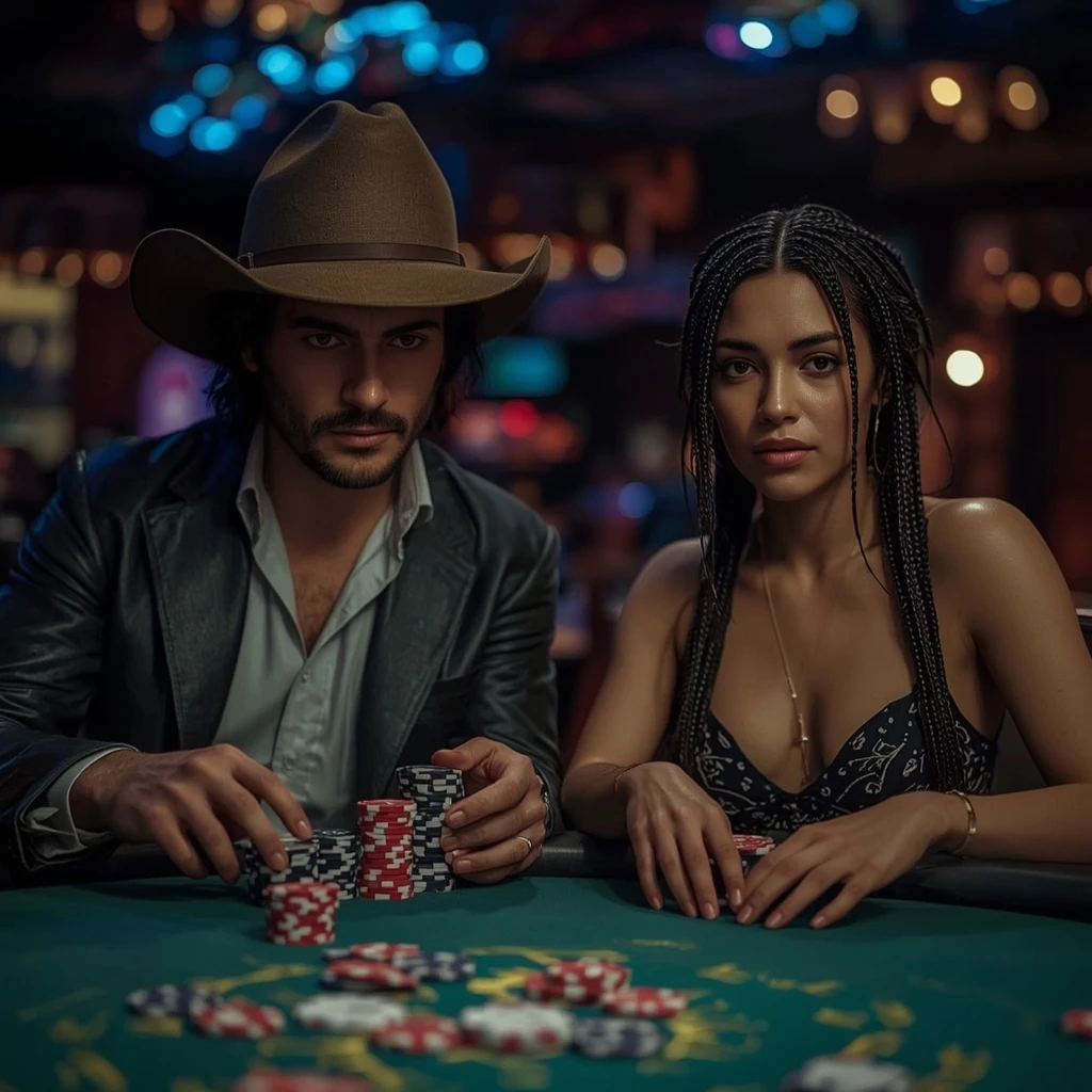 photo de deux joueurs de poker CHIPS GG CASINO