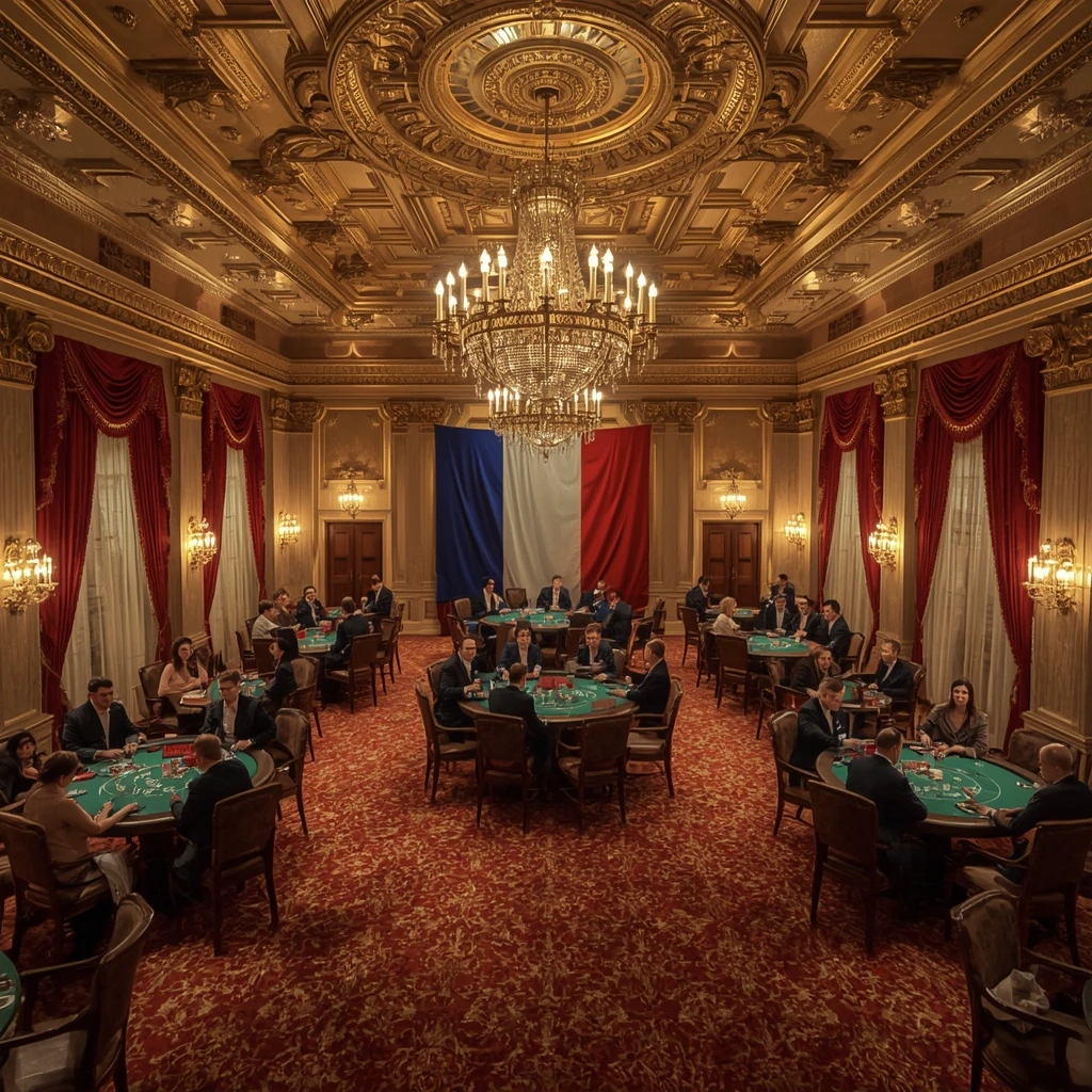 Le casino et le drapeau français de Chips GG Casino